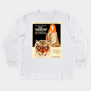 Ad for The Tiger's Coat Kids Long Sleeve T-Shirt